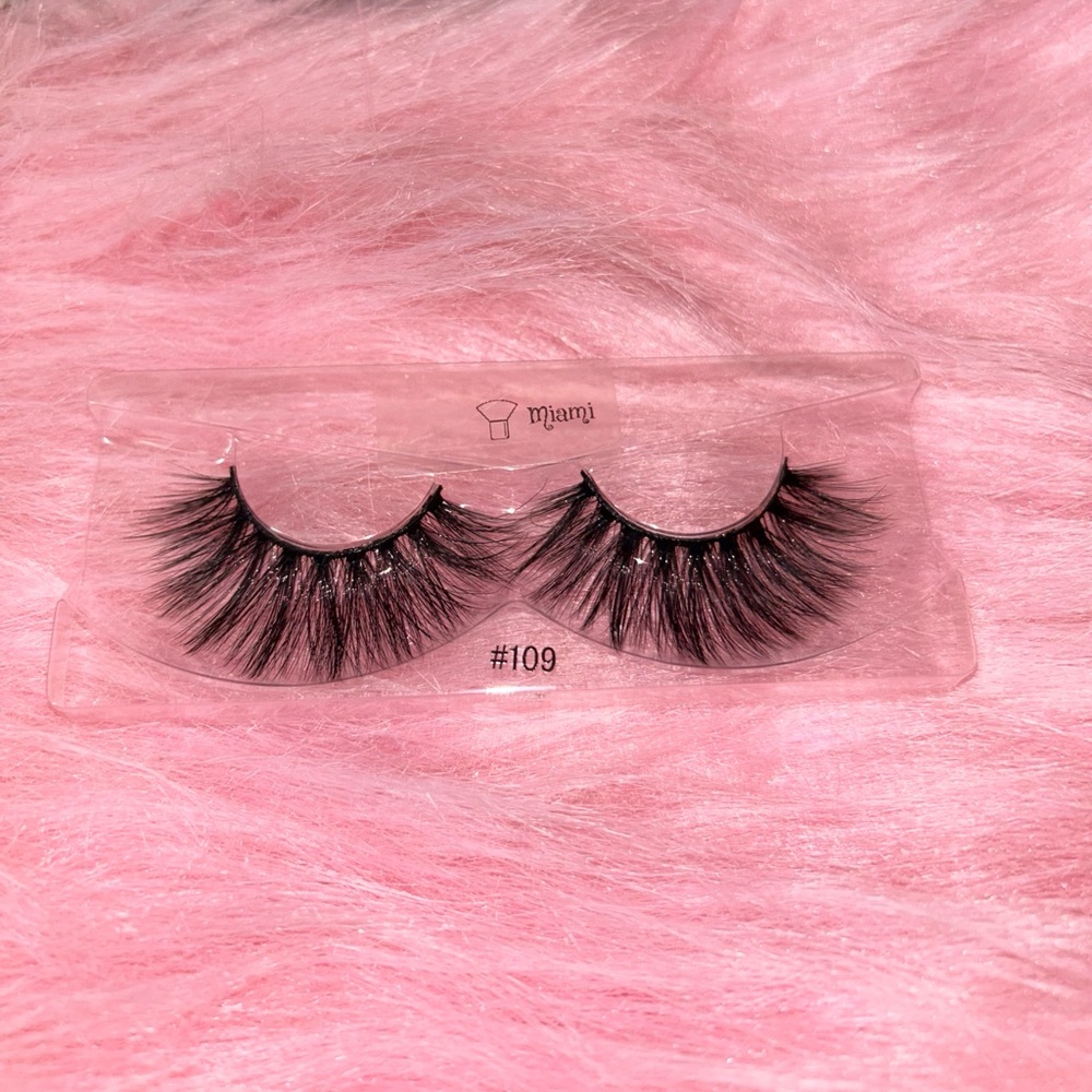25mm Fluffy Mink Lashes – Wispy Dramatic False Eyelashes Reusable